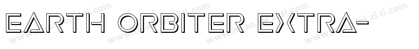 Earth Orbiter Extra字体转换